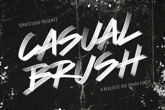 Casualbrush Font